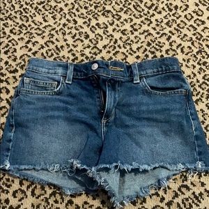 Joes jeans blue denim shorts